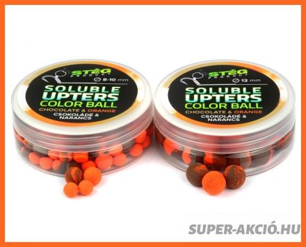 Stég Product Upters Color Ball Horgász Csokoládé Narancs 12mm 30g