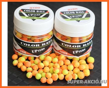 Stég Product Upters Color Ball Horgász Bojli 8mm 30gr Citrom Narancsos
