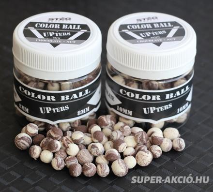 Stég Product Upters Color Ball Horgász Bojli 8mm 30gr Csokoládés Mogyorós 2