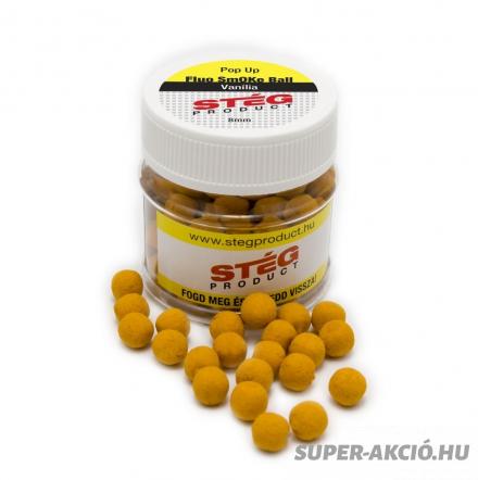 Stég Product Fluo Smoke Ball Lebegő Horgász Bojlik 8mm Vaníliás