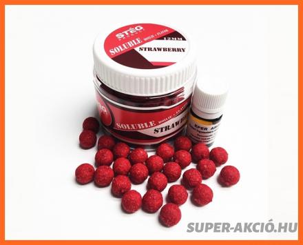 Stég Product Soluble Oldódó Horgász Bojli 12mm Epres