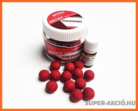 Stég Product Soluble Oldódó Horgász Bojli 16mm Epres