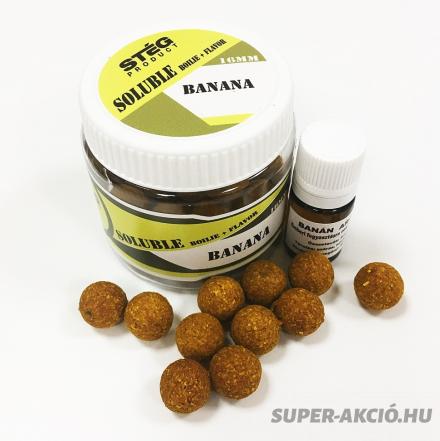 Soluble Oldodó Horgász Bojli 16mm Banános