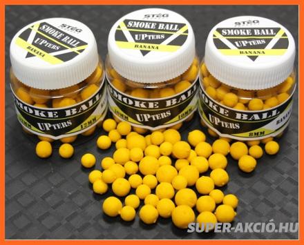 Stég Product Upters Smoke Ball Horgász Bojli 10mm Banános 30gr