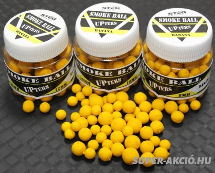 Stég Product Upters Smoke Ball Horgász Bojli 12mm Banános 30gr 2