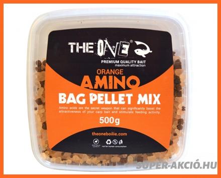 The One Amino Bag Horgász Pellet Mix Orange 500g