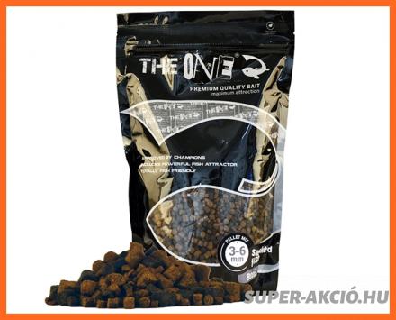 The One Horgász Pellet Mix Füstölt Halas 3-6mm 800g