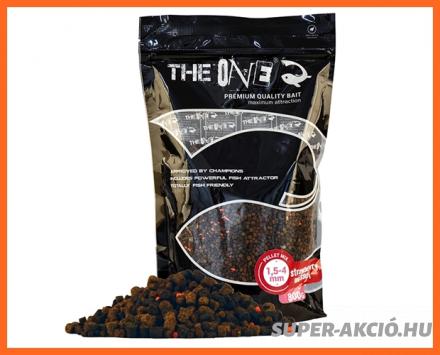 The One Horgász Pellet Mix Eper Kagyló 1.5-4.0mm 800g