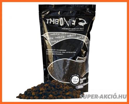 The One Horgász Pellet Mix Füstölt Halas 1.5-4.0mm 800g