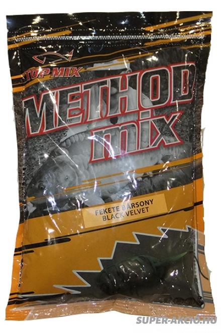 Top Mix Method Fekete Bársony 850gr, Horgász Etetőanyag 2