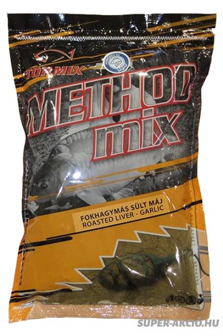 Top Mix Method Fokhagymás Sült Májas 850gr, Horgász Etetőanyag 2