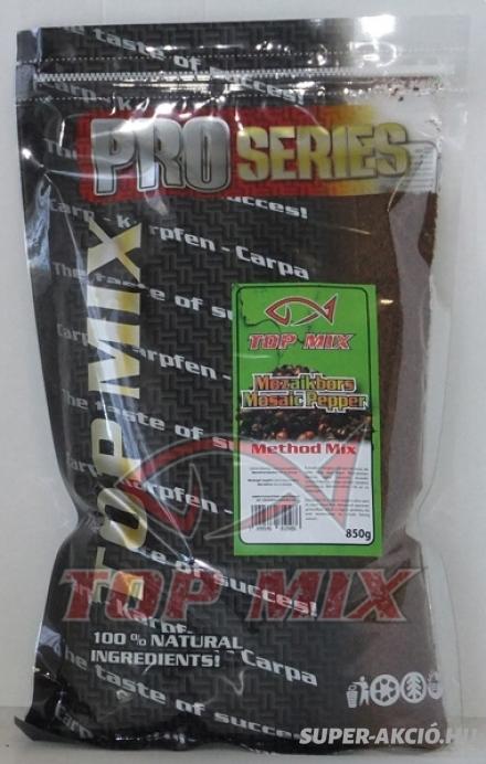 Top Mix Pro Series 850gr Mozaik Borsos Method, Horgász Etetőanyag 2