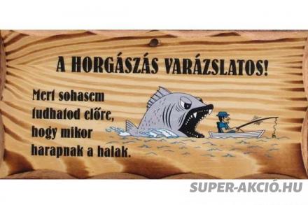 Vicces Fatábla A Horgászás Varázslatos, Horgász Ajándékok2