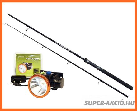 Wizard Active Spin Pergető Horgászbot 200cm 10-30g Fejlámpával