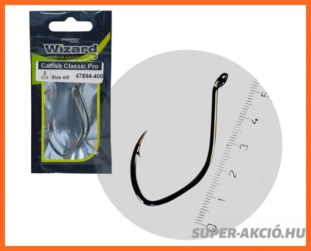 Wizard Classic Pro Harcsázó Horog 8.0-ás 2db/csomag