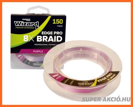 Wizard Edge Pro X8 Fonott Zsinór Violet 150m 0.20mm 20.23Kg
