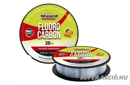 Wizard Fluorocarbon 0,40mm 20m Horgász Előkezsinór 2