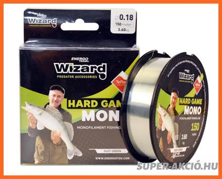Wizard Hard Game Rablóhalas Horgász Zsinór 150m 0.22mm 5.5Kg