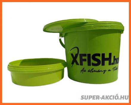 X Fish Horgász Vödör Csalizó Tálcával 5 Literes