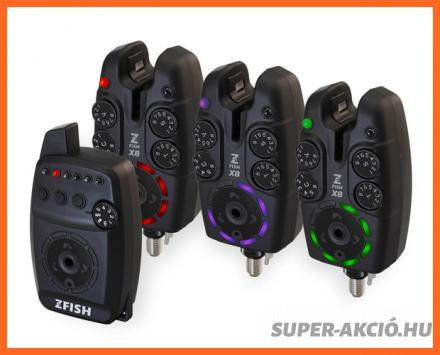 Z Fish ZX8 Elektromos Kapásjelző Szett 3+1
