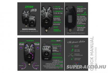 Z Fish ZX8 Elektromos Kapásjelző Szett 3+1 4